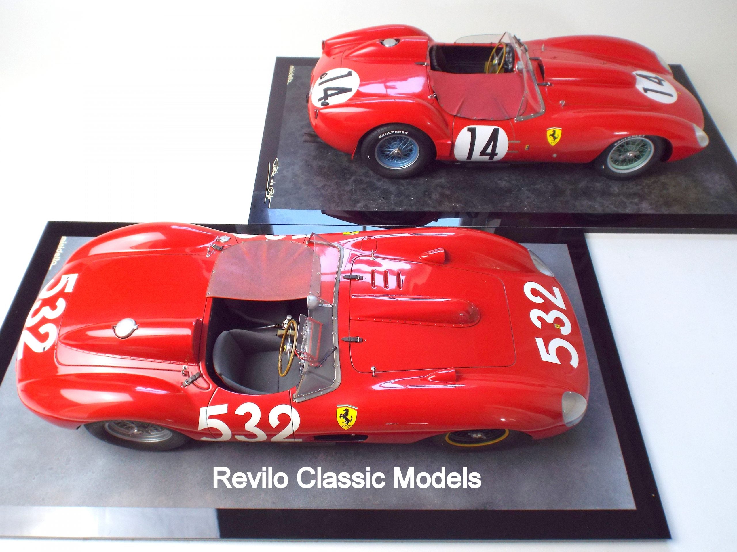 Patrice de Conto 1:8 scale 1958 Ferrari TR58 #14 Le Mans winner