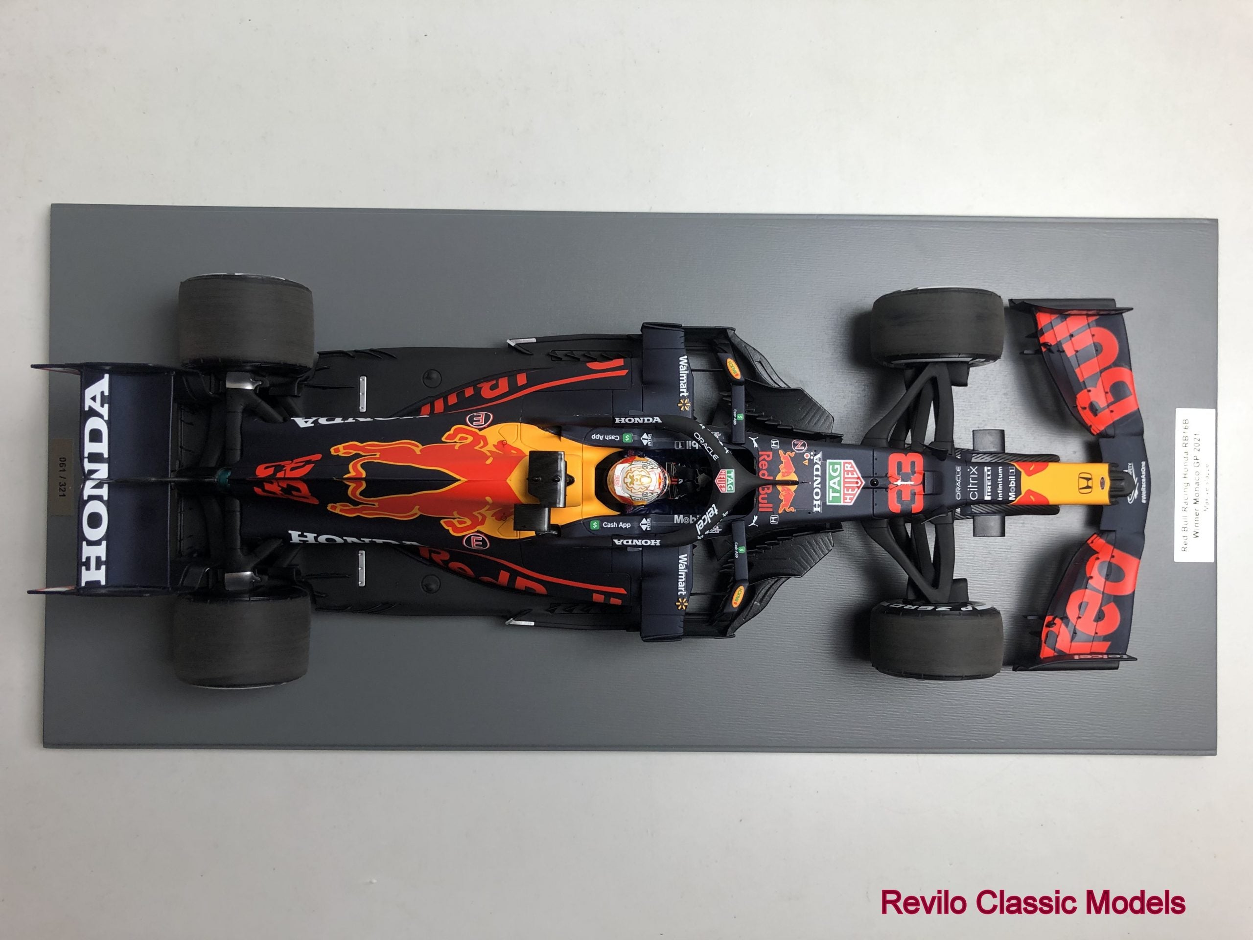 1:12 scale Red Bull RB16B Max Verstappen