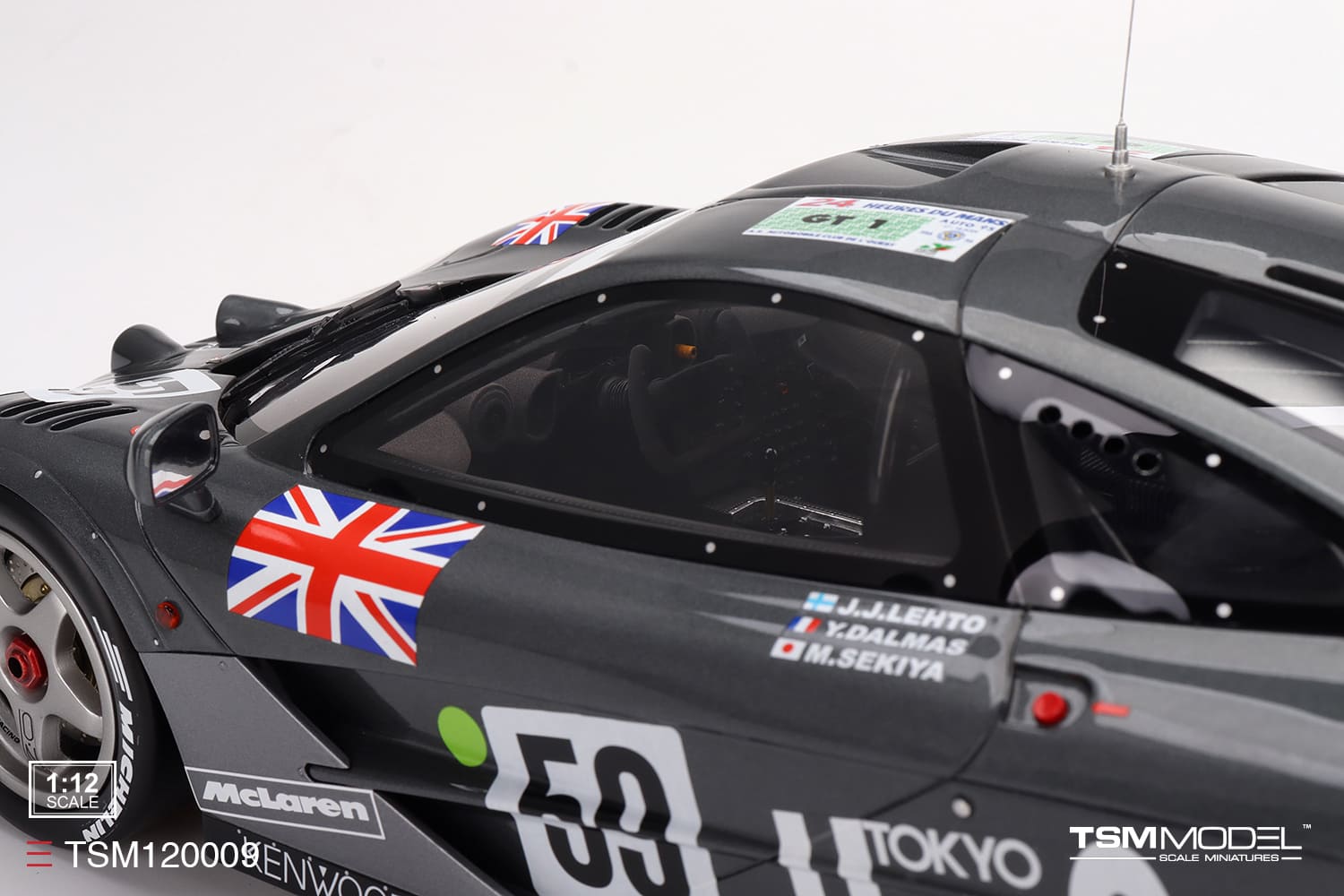 1:12 scale McLaren F1 GTR Le Mans winner 1995