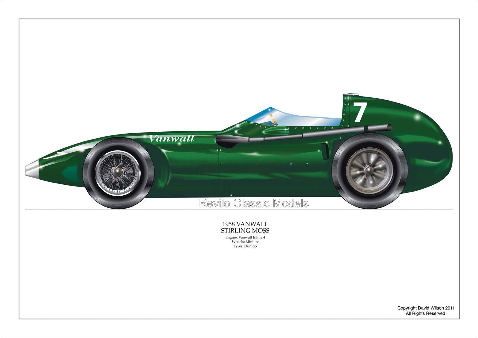 Stirling Musgo Vanwall 1958